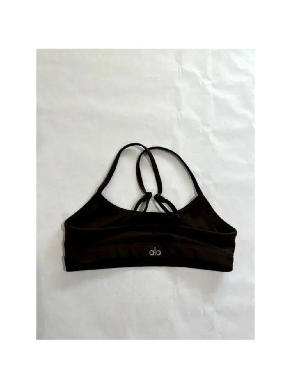 ALO Yoga Airlift Intrigue Bra in Espresso Brown